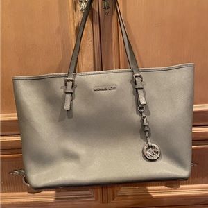 NWOT michael kors large grey tote